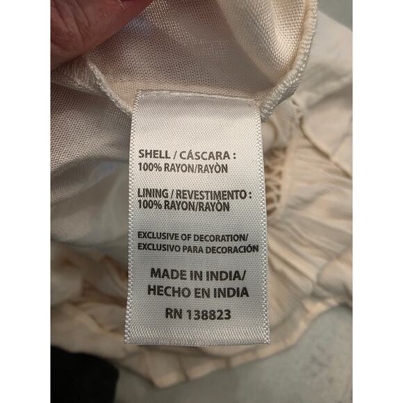 Shyanne Women's Embroidered Lace Peasant Dress Medium Western Cowgirl Festival - Picture 9 of 11